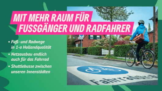 Mit mehr Raum für Fußgänger