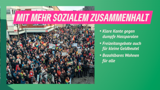 Mit mehr souialem Zusammenhalt